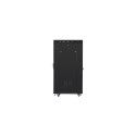Lanberg 19" põrandal seisev 27U/800x1200 (kokkupandav) klaasuksega rack-kapp, LCD, FF01-8227-12BL, m