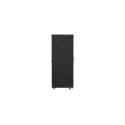 Lanberg rack-kapp 19" põrandapealne 27U/800x1200 (pakendis) võrguuksega, LCD FF01-8227-23BL must