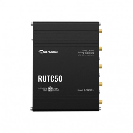 Teltonika ruuter RUTC5020 tööstuslik 5G Wi-Fi 6-ga 802.11ax 10/100/1000Mbit/s Ethernet LAN (RJ-45) p
