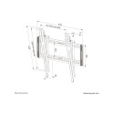 Neomounts seinakinnitus WL35-550BL14 telerikinnitus kallutatav 32-75" maksimaalne kandevõime 50 kg m