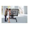 Neomounts Floor stand | PLASMA-M2500TBLACK TV trolley | Adjustable Height, Tilt | 42-100 " | Maximum