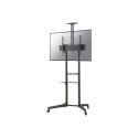 Neomounts Floor stand | FL50-550BL1 TV trolley | Adjustable Height, Tilt | 37-70 " | Maximum weight 
