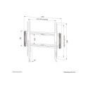 Neomounts by Newstar WAH 32"-65" 1TFT 1Gelenk must max. 60