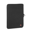 RIVACASE Antishock 5221 MacBook 13 vertikaalne must kahe lukuga ümbris