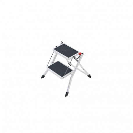 Folding step bench MK60 StandardLine | steel | 2 steps | white