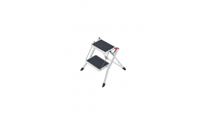 Folding step bench MK60 StandardLine | steel | 2 steps | white