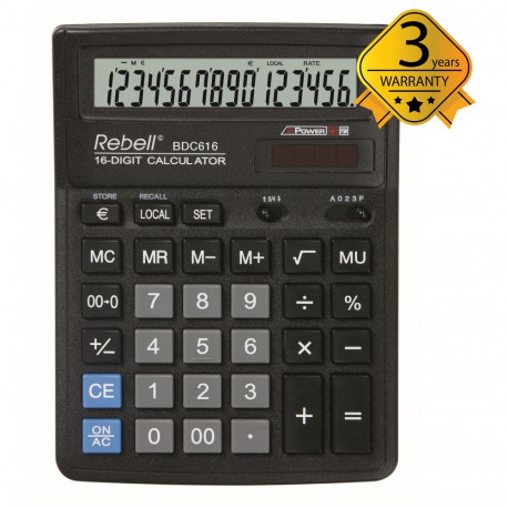 Calculator Desktop Rebell BDC616
