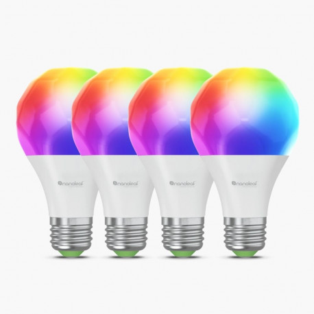 Nanoleaf Essentials Smart A60 Bulb Matter WiFi 900Lm 2700-6500K, 4pcs pack | E27 | 9 W | RGBCW