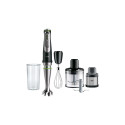 Braun Saumikser MQ9138XI MultiQuick 9 Saumikser 1200 W 3 kiirust Hakkija Jääpurustaja Must/Roostevab
