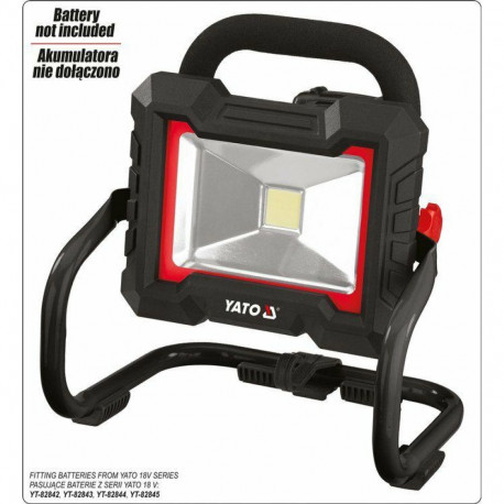 YT.LED HEADLIGHT 18V 1600LM 20W WITHOUT BATTERY AND CHARGER