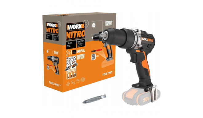 Worx WX352.9 20V juhtmeta akutrell