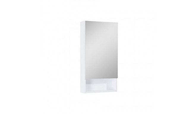 MIRROR CABINET 40 WITH SHELF WHITE