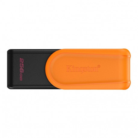 KINGSTON 256GB Portable USB 3.2 Gen 1 DataTraveler Exodia S Black/Orange