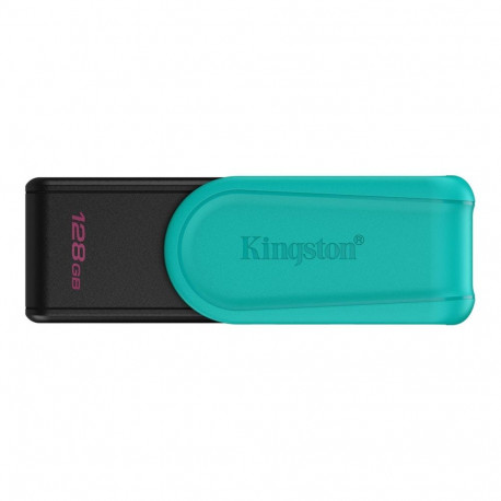 KINGSTON 128GB Portable USB 3.2 Gen 1 DataTraveler Exodia S Black/Turquoise