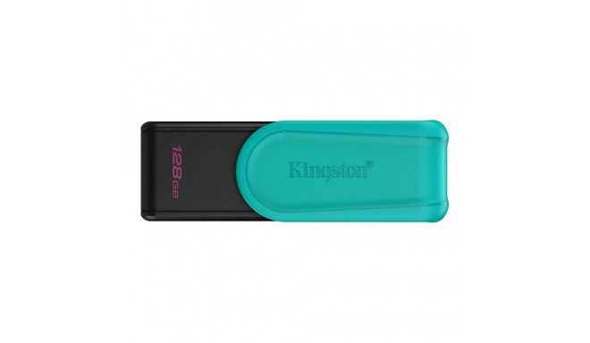 KINGSTON 128GB Portable USB 3.2 Gen 1 DataTraveler Exodia S Black/Turquoise