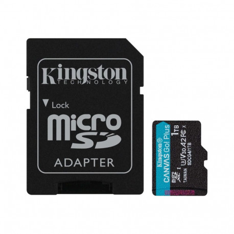Kingston 1TB microSDXC Canvas Go Plus Gen4 200MB/s A2 U3 V30 kaart + adapter