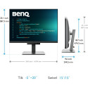 BENQ RD280U 28,2-tolline IPS-monitor 3840x2560 350cd/m2 5ms HDMI 2.0 DP USB Type-C PD90W HUB USB KVM