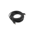 Cable Cat5E UTP, 7.5m, black