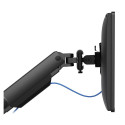 Neomounts DS65S-950BL2 Monitor arm 24-34" - gas spring - Topfix - multi-adjustable - 180°-stop