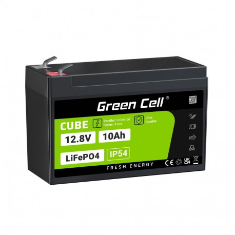 Green Cell LFPGC12V10AH UPS battery Lithium Iron Phosphate (LiFePO4) 12.8 V 10 Ah