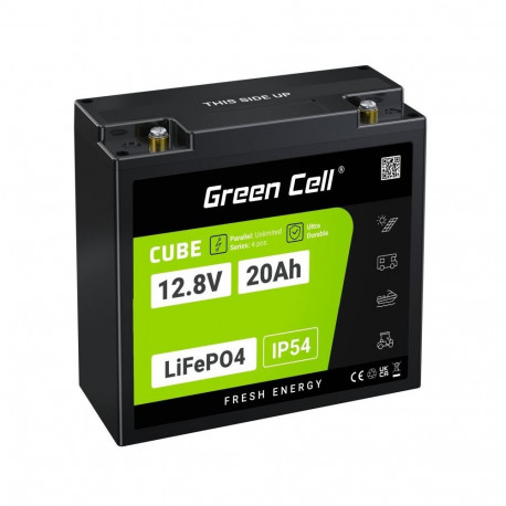 Green Cell LFPGC12V20AH UPS battery Lithium Iron Phosphate (LiFePO4) 12.8 V 20 Ah