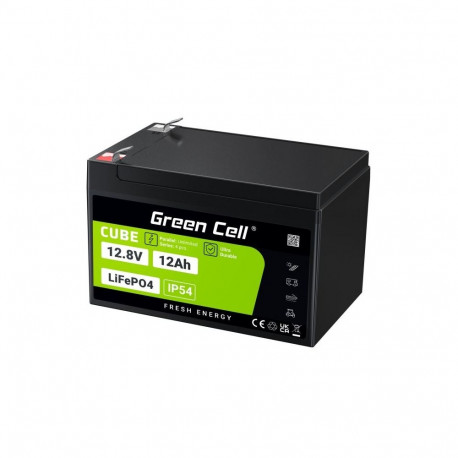 Green Cell LFPGC12V12AH UPS battery Lithium Iron Phosphate (LiFePO4) 12.8 V 12 Ah