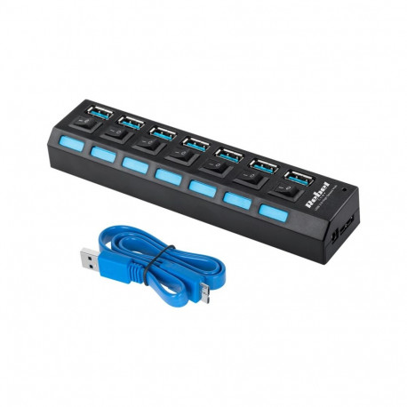 USB 3.0 7-pordiline jaotur Rebel