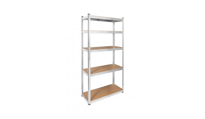 Rebel RB-1250 metall hoiuriiul kapp riiulid 175kg x5 180x90x40cm tsingitud kokkupandav MDF