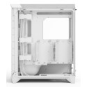 Fractal Design Meshify 3 valge TG läbipaistev tooniga ATX korpus