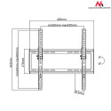 Maclean MC-774 telerialus 32-55" max vesa 400x400 35kg