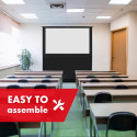 Maclean MC-212 Portable Projection Screen, Compact, Floor, 80", 16:10