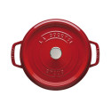 Staub ümmargune malmpott - 3,8 l, punane