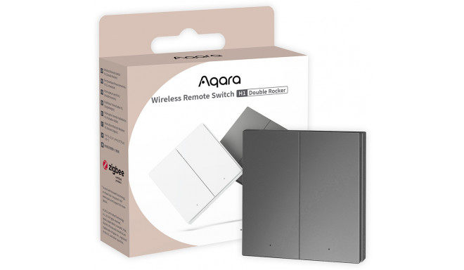 Aqara juhtmevaba lüliti Wireless Remote Switch H1 Double, hall