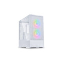 Lian Li LANCOOL 207 PC Case, Midi-Tower, ATX, Tempered Glass - white
