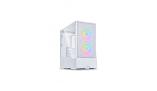 Lian Li LANCOOL 207 PC Case, Midi-Tower, ATX, Tempered Glass - white
