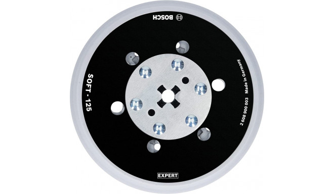 Bosch multi-hole pad 125mm soft M8 + 5/16 - 2608900003 EXPERT RANGE