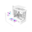 Darkflash DB330M computer case (white) + 3 ARGB fans