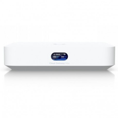 UBIQUITI CLOUD GATEWAY MAX COMPACT 2.5G CLOUD GATEWAY WITH 30+ UNIFI DEVICE / 300+ CLIENT SUPPORT, 1
