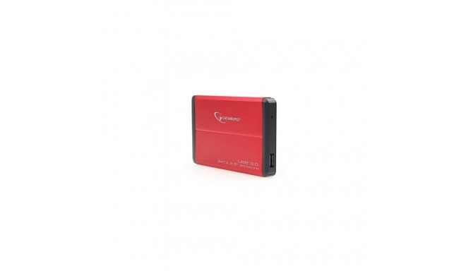 Gembird HDD CASE EXT. USB3 2.5"/RED EE2-U3S-2-R