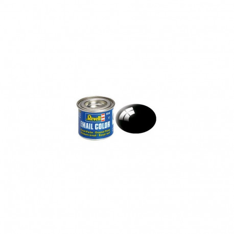 Revell emailvärv 07 must läikiv 14ml
