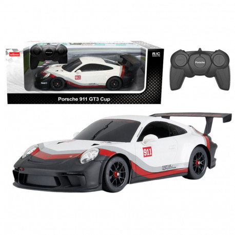 Auto RC 1:18 Rastar Porshe 911 GT3 valge-hall