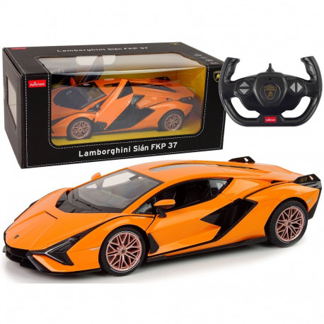 Auto R/C Lamborghini Sian FKP 37 Rastar 1:14 oranž kaugjuhitav