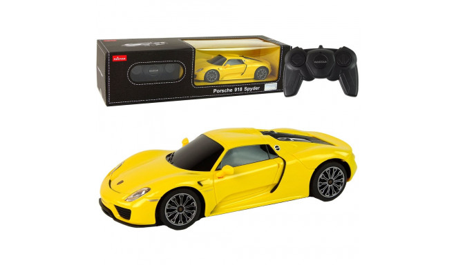 Auto R/C Porsche 918 1:24 Rastar Żółte