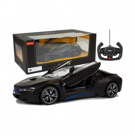 Auto R/C BMW i8 Rastar 1:14 must automaatsed uksed