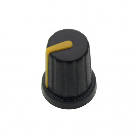 7973# Głka pot czarna śred - 10mm wsk.srebrny` (5 tk.)