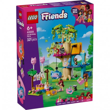 Friends 42666 building blocks: Cat Birthday Party and Tree House