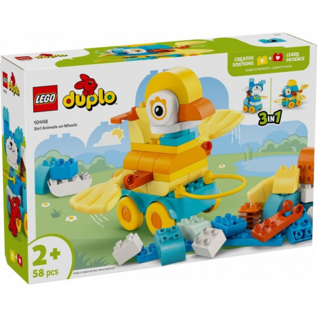 DUPLO 10448 3-in-1 Animals on Wheels