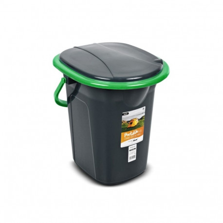 The Tourist toilet bucket GB320BG is a portable, compact chemical-free toilet solut
