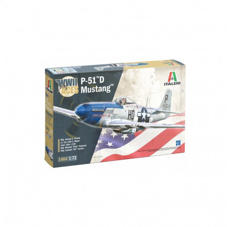 Plastic model P-51D Mustang Aces 1/72