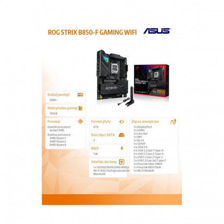 ROG STRIX B850-F GAMING WIFI emaplaat